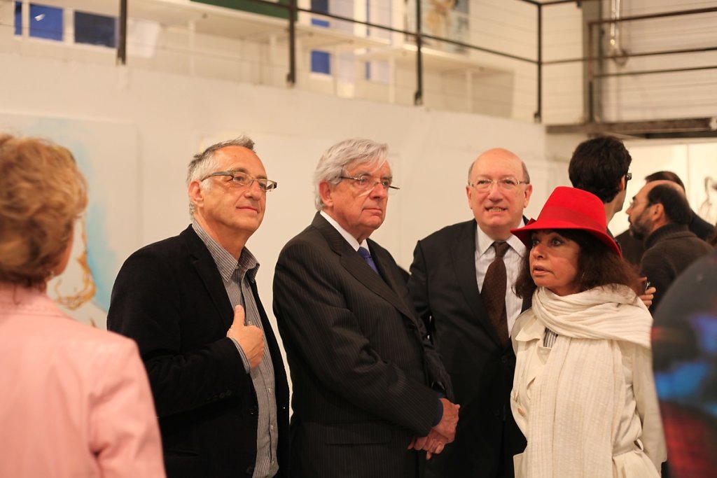 Avec Jean-Pierre et Nisa Chevènement, Michel Suchod 